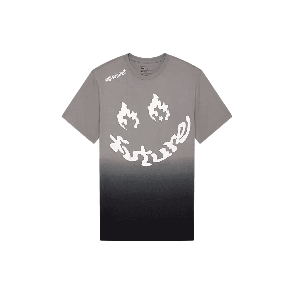 Fox (SALE) T-Shirt - HELLO FOX Premium Tee (Steel Grey)