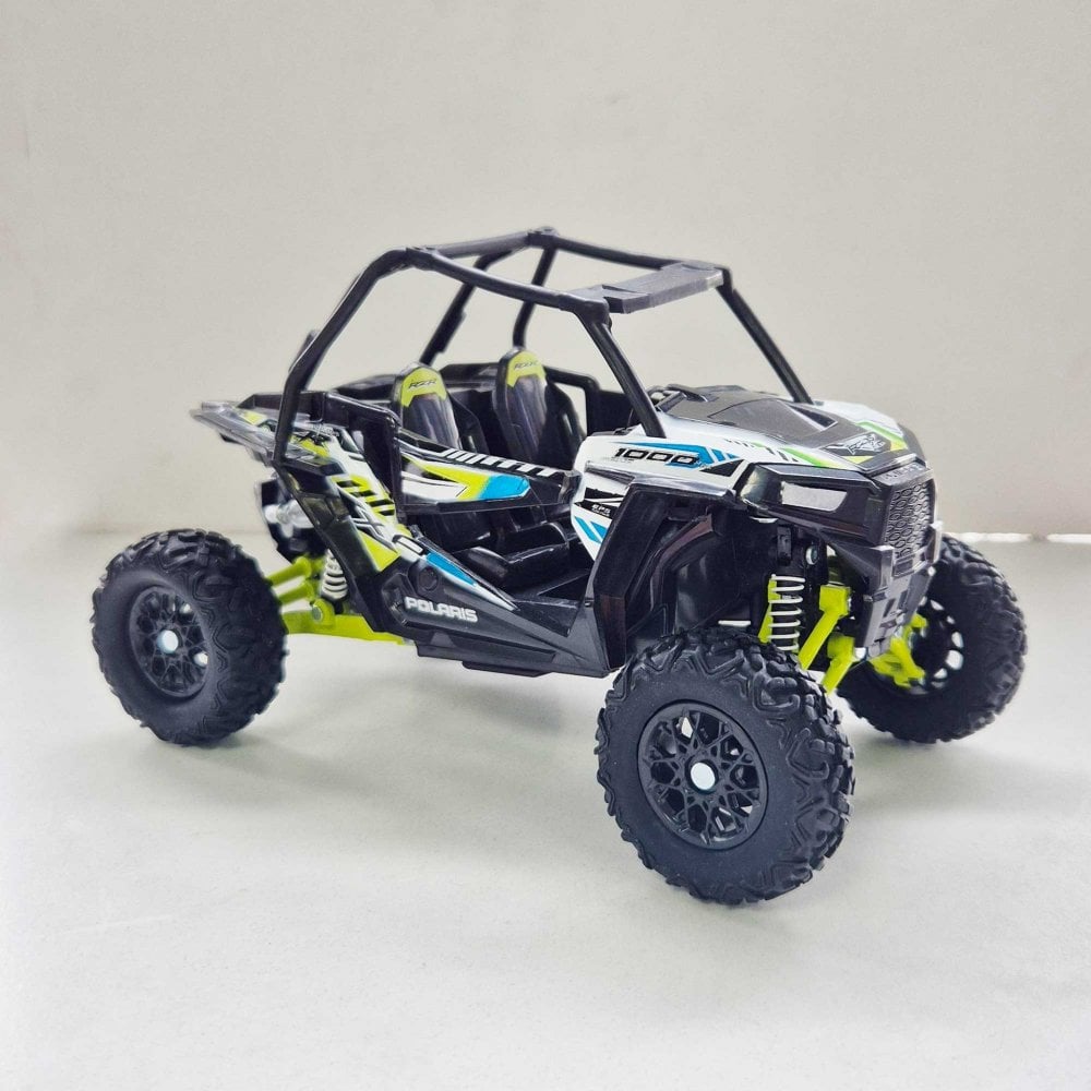 New Ray Toys - 1:18 - UTV/Buggy - Polaris - RZR XP1000 - White/Blue/Fluo Yellow