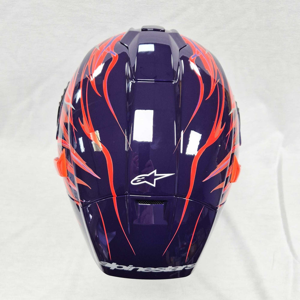 Alpinestars (Limited Edition) Helmet - Supertech S-R10 FLYTE Jorge martin (Purple/Red/White/Black Gloss)