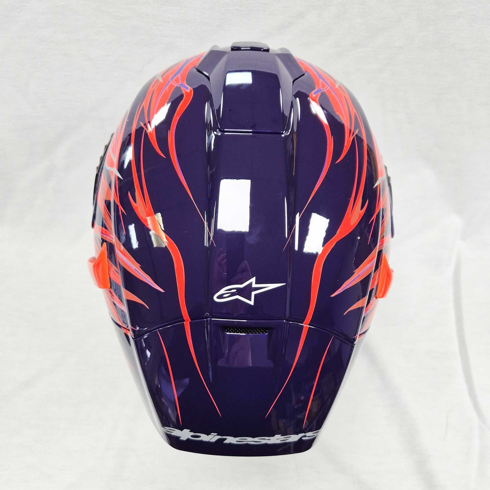 Alpinestars (Limited Edition) Helmet - Supertech S-R10 FLYTE Jorge martin (Purple/Red/White/Black Gloss)