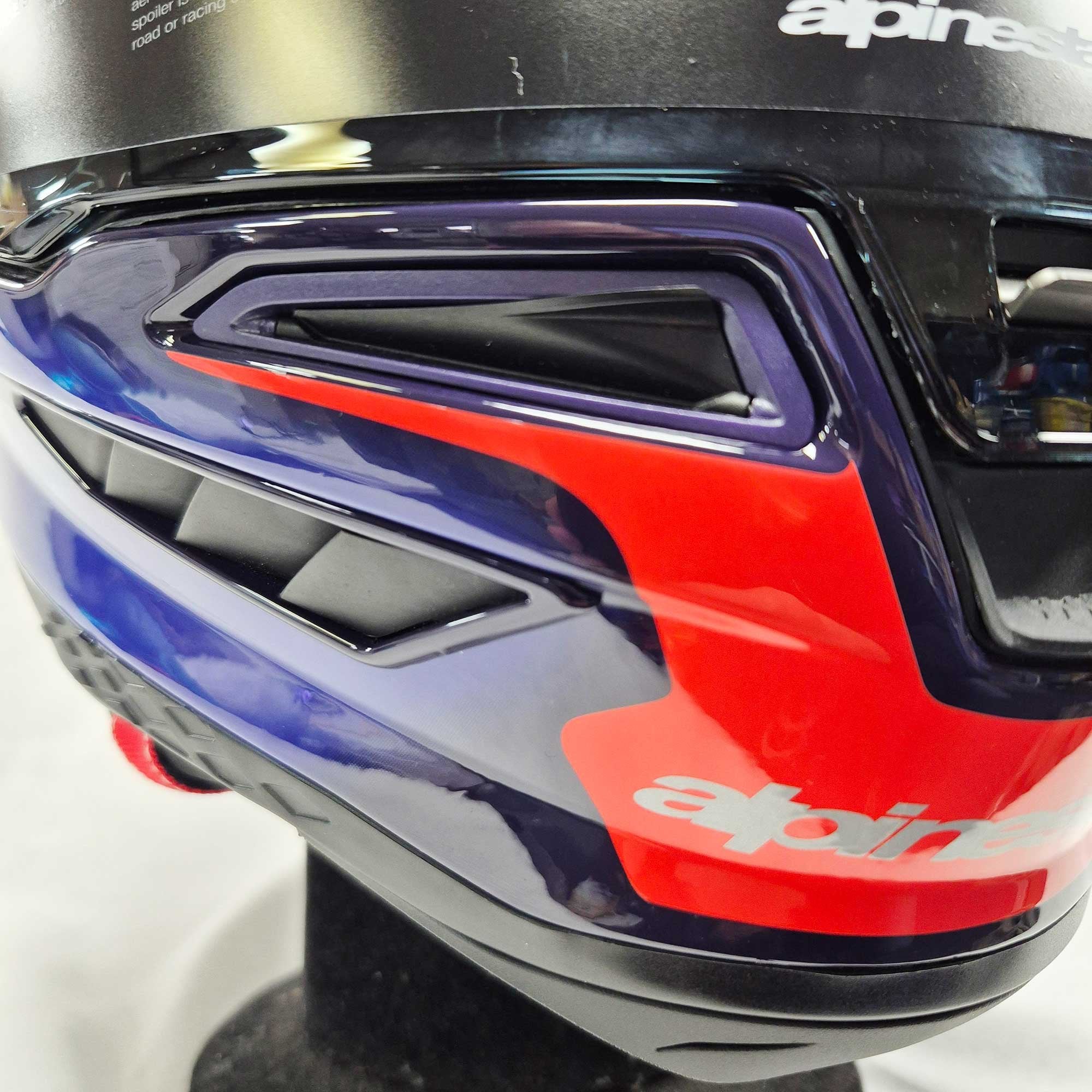 Alpinestars (Limited Edition) Helmet - Supertech S-R10 FLYTE Jorge martin (Purple/Red/White/Black Gloss)