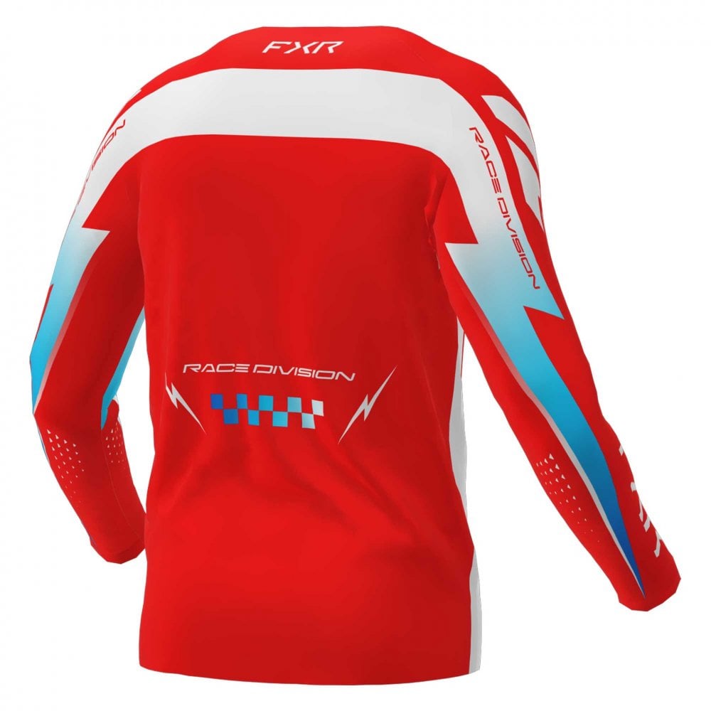 FXR (MX26) Youth MX Jersey & Pant Kit Deal - CLUTCH (Red/Blue/White)