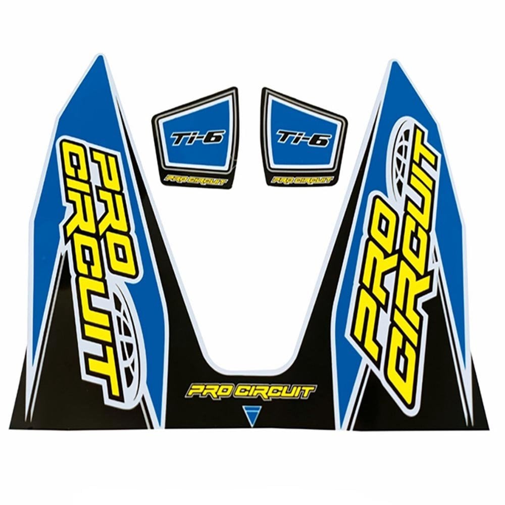 Pro Circuit - Heatproof Sticker - Wrap & End Cap - Ti-6