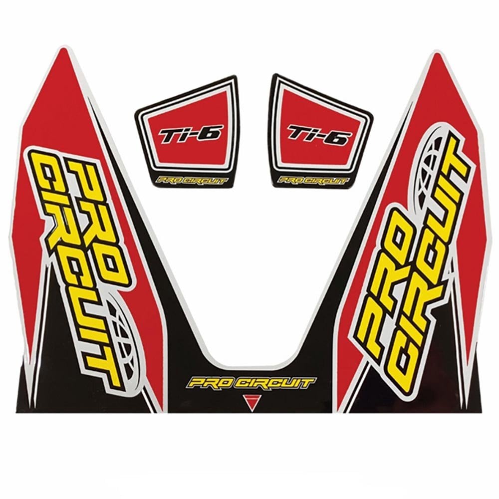 Pro Circuit - Heatproof Sticker - Wrap & End Cap - Ti-6