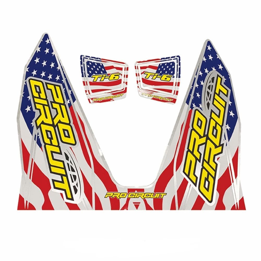Pro Circuit - Heatproof Sticker - Wrap & End Cap - Ti-6