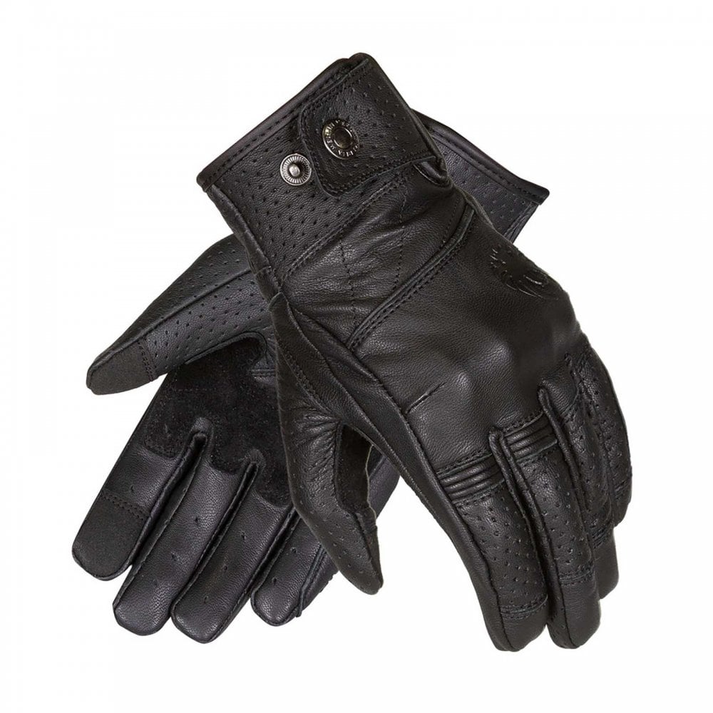 Merlin (2025) Women's Motorcycle Gloves - Legacy D3O Leather (Black)