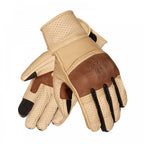Merlin Imperial D3O Motorcycle Leather Short Gloves (Tan)