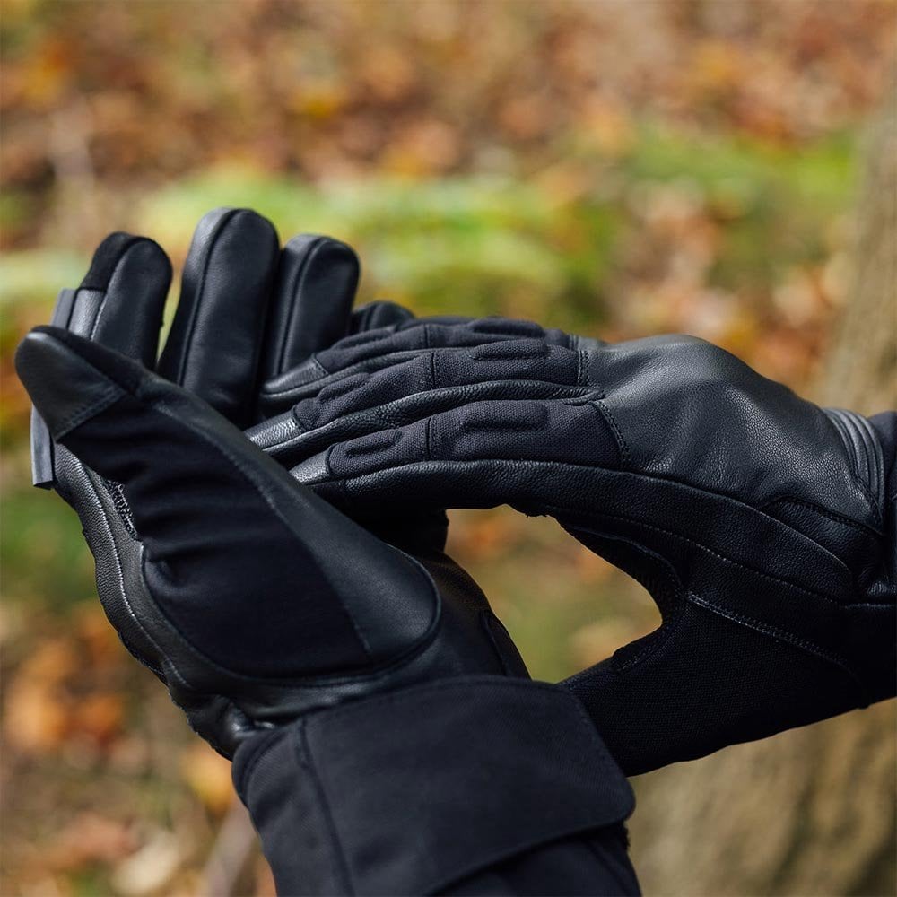 Merlin (SALE) Women's Motorcycle Gloves - Cerro D3O WP - Black