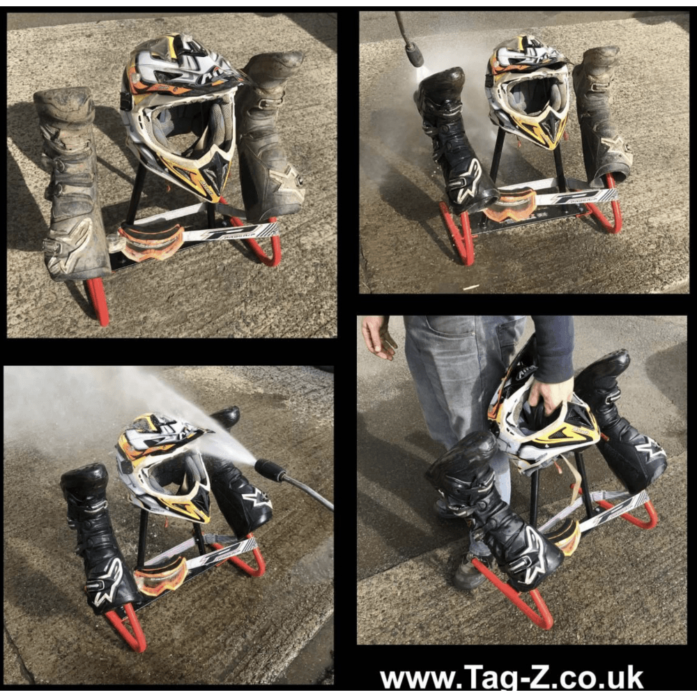 Tag-Z - Stand - Boot, Helmet & Goggle