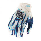 Troy Lee MX | MTB MX Gloves - AIR TORCHED (White/Navy/Blue)
