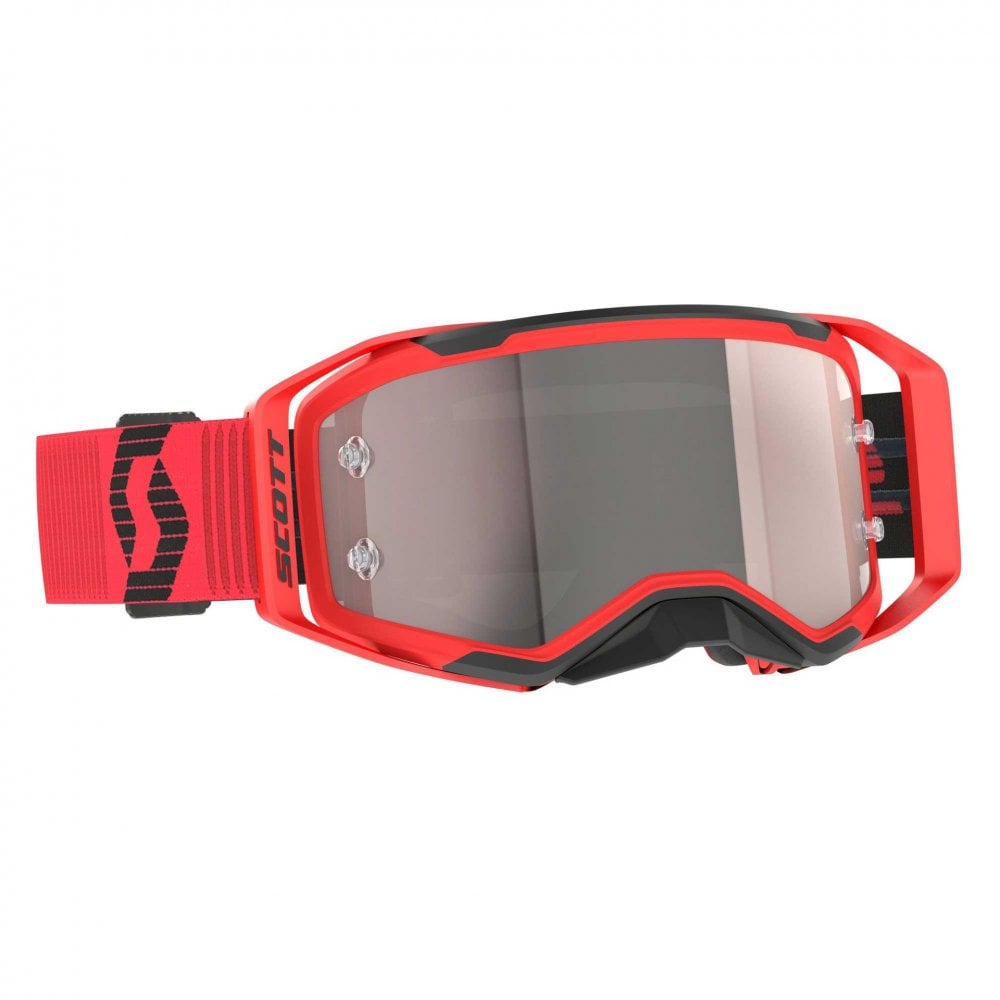 Scott Prospect 2.0 Goggles (Red/Black) Chrome Silver Lens