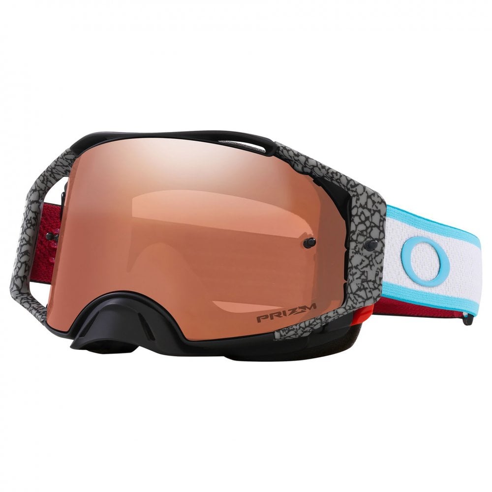 Oakley Airbrake Signature Goggles - CHASE SEXTON (Grey/Red/Blue/White) PRIZM Black Lens