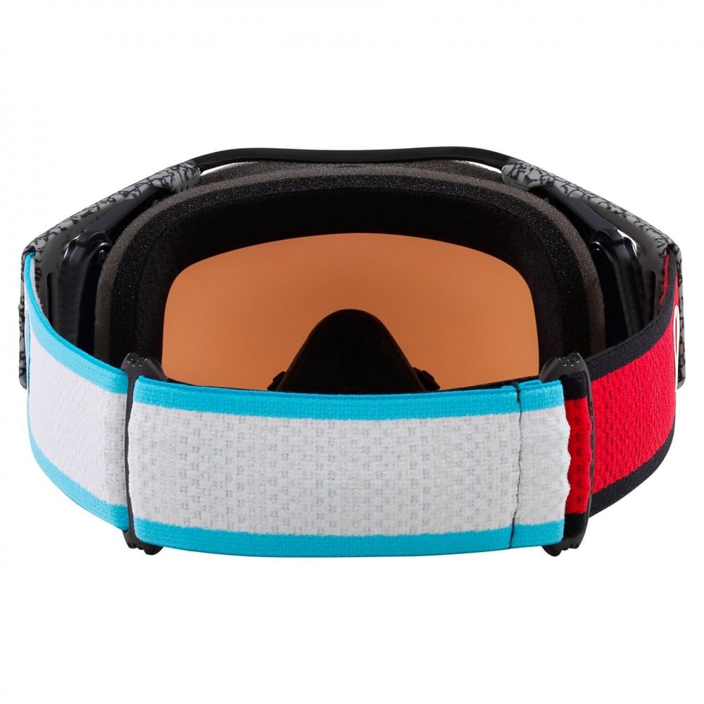 Oakley Airbrake Signature Goggles - CHASE SEXTON (Grey/Red/Blue/White) PRIZM Black Lens