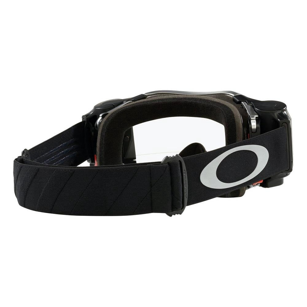 Oakley Airbrake Roll-Off Goggles -  TUFF BLOCKS (Gunmetal/Black) Clear Lens