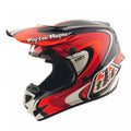 Troy Lee Motocross Youth Helmet - GP Pro MIPS CROSSOVER (Black/White/Red)