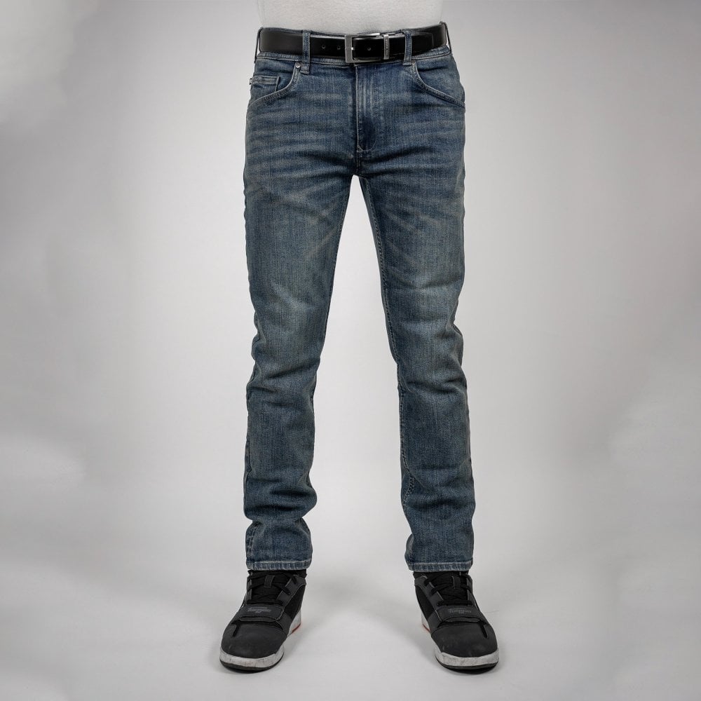 Bull-It Ajax (AA) STRAIGHT Jeans (Steel Blue) - Short