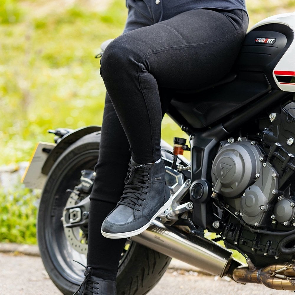 Oxford (2025) Women's Motorcycle Jeans - Armourlite (AA) Super Stretch Fit (Black) *Regular Leg*