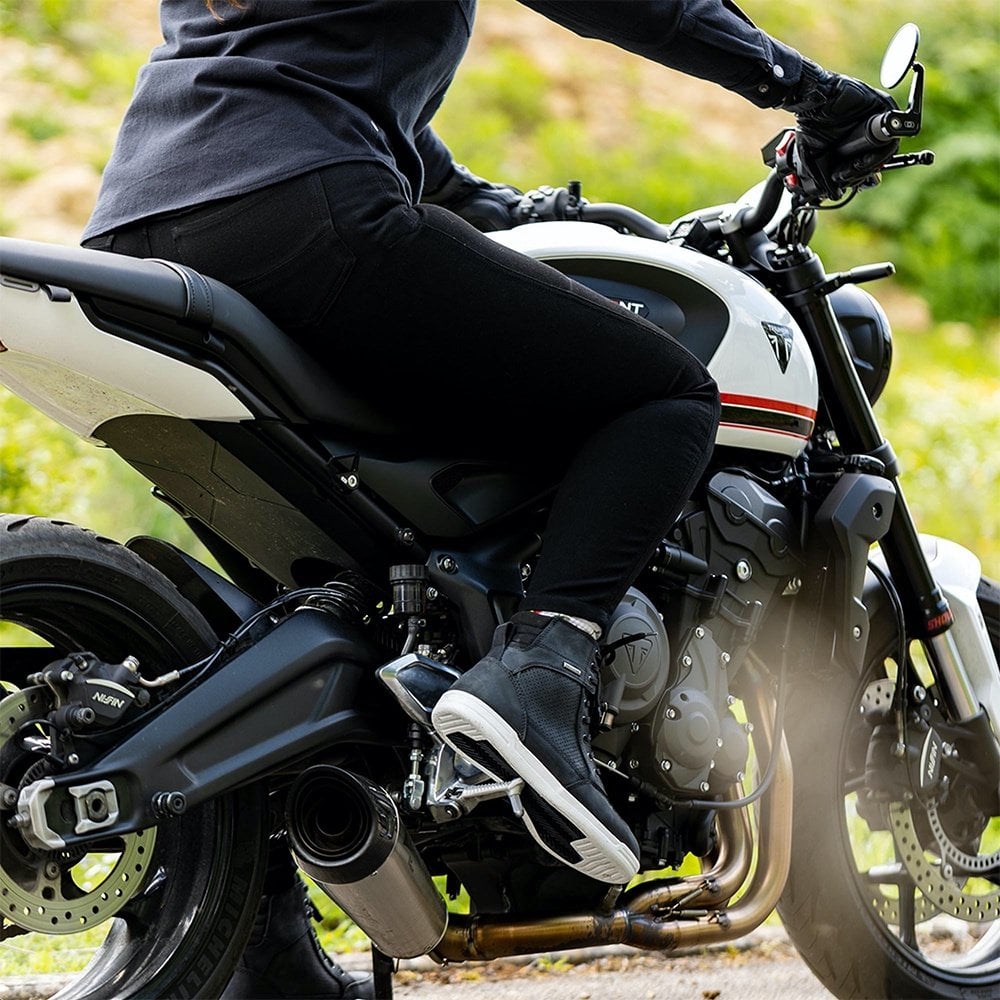 Oxford (2025) Women's Motorcycle Jeans - Armourlite (AA) Super Stretch Fit (Black) *Regular Leg*