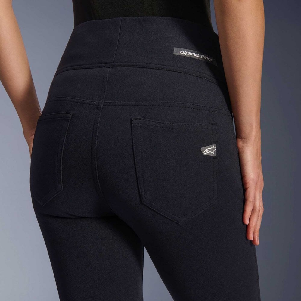 Alpinestars Stella FLEX-AST Leggings Women's Motorcycle Jeans (Black/Black)