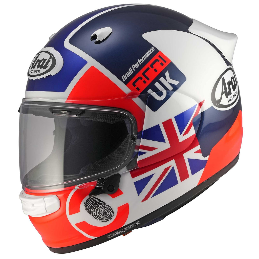 Arai (2025) Helmet - Quantic Nation (Matt Red/Blue)
