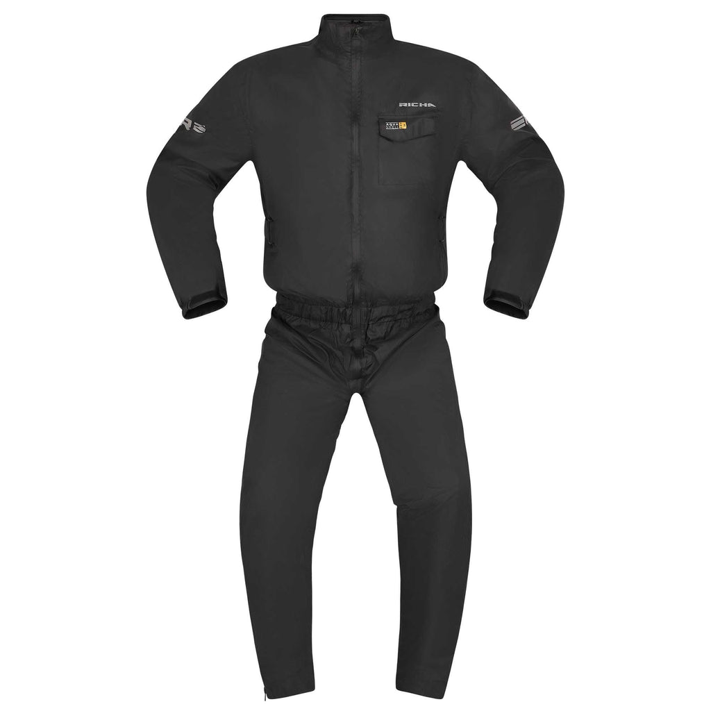 Richa (2026) Rain Suit - Monsoon 1 Piece (Black)