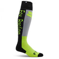 FOX (SALE) MX Socks - 180 LEAN (Grey/Yellow)