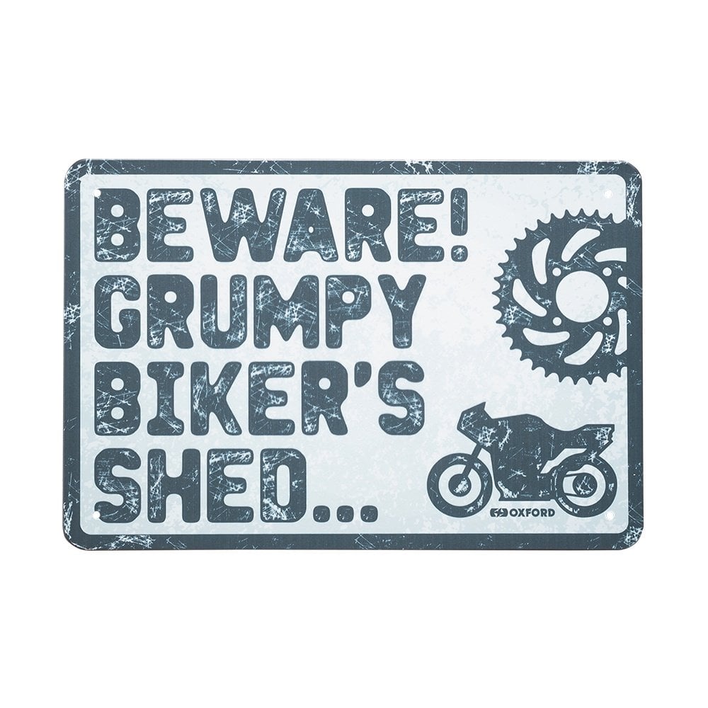 Oxford Accessories - Garage Metal Sign - Beware (OX384)