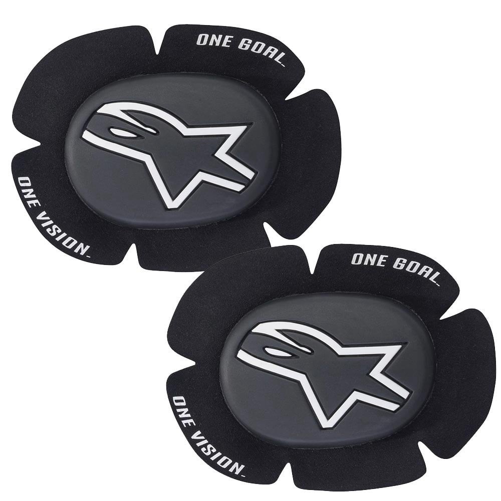 Alpinestars (Spares) Knee Slider - GP Sport Evo (Black/White)