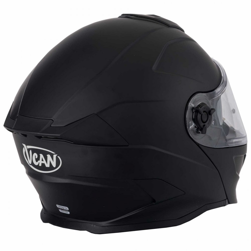 VCAN H276 Flip Up Motorcycle Helmet (Matte Black)
