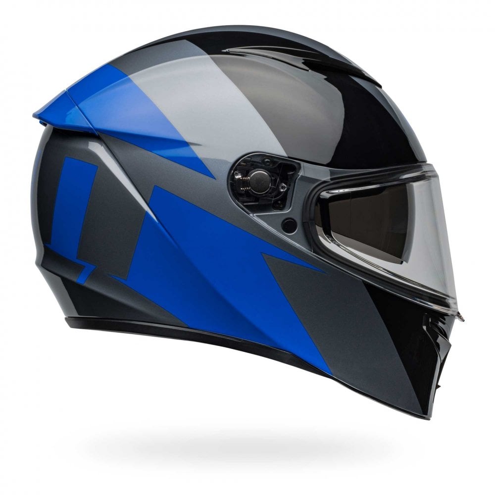 BELL LITHIUM SHEAR Road Helmet (Gloss Black/Grey/Blue)