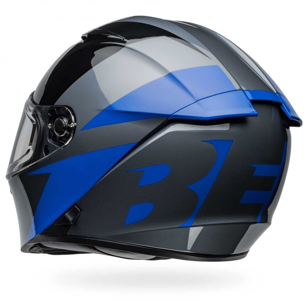 BELL LITHIUM SHEAR Road Helmet (Gloss Black/Grey/Blue)