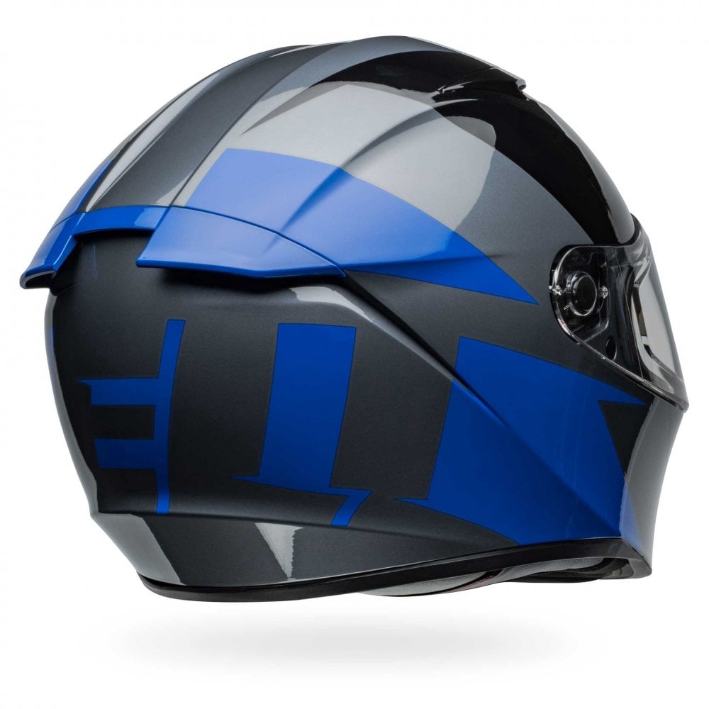 BELL LITHIUM SHEAR Road Helmet (Gloss Black/Grey/Blue)