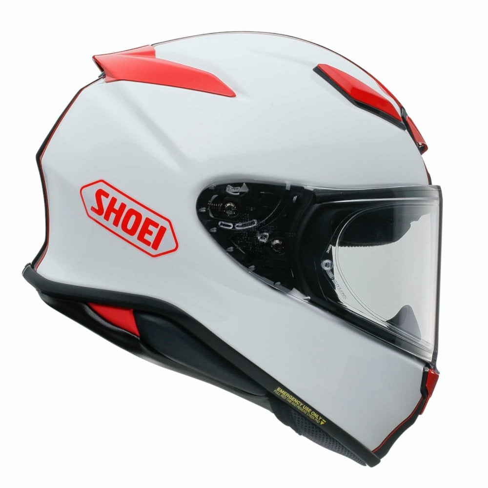 Shoei NXR2 Beaut TC1 Motorcycle Helmet (White/Red/Black)