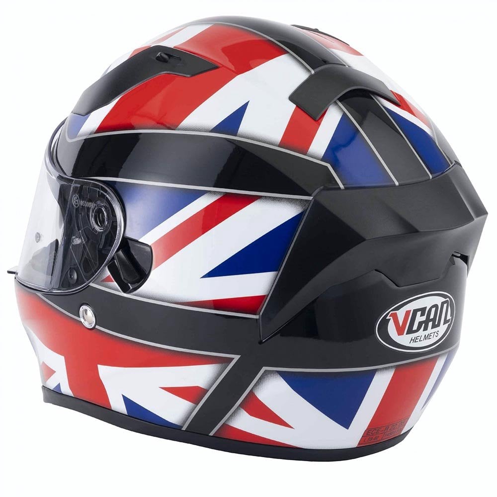 Vcan (2025) Helmet - H128 Union Jack 22.06 (Red/White/Blue)