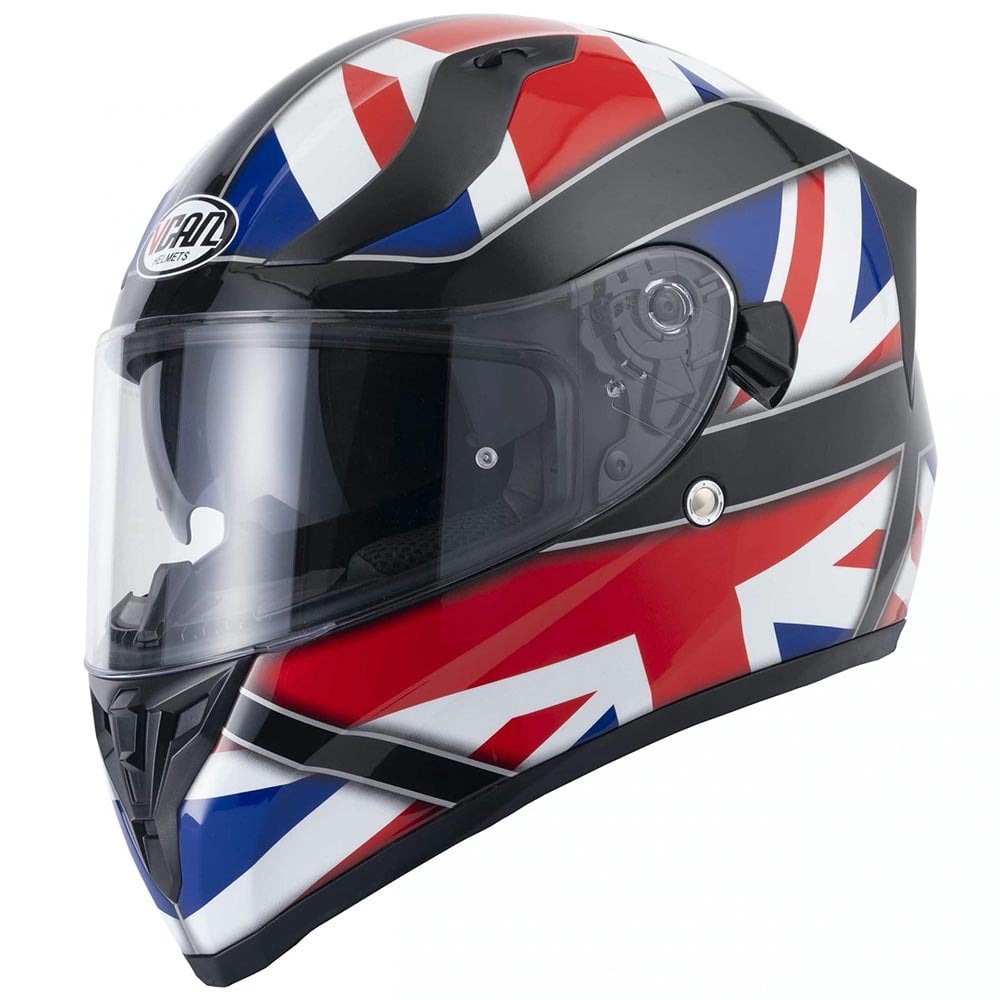 Vcan (2025) Helmet - H128 Union Jack 22.06 (Red/White/Blue)