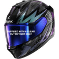 Shark (2025) Helmet - (2206) D-Skwal 3 Blast-R - Black/Purple