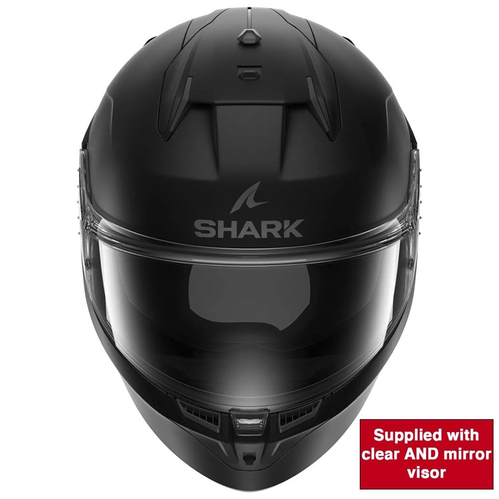 Shark (2025) Helmet - (2206) D-Skwal 3 Dark Shadow - Matt Black