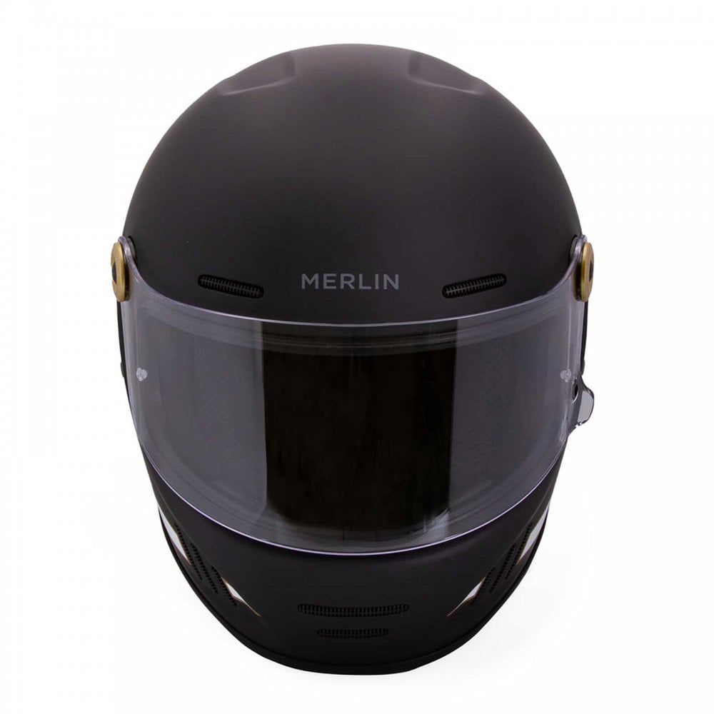 Merlin (2025) Full Face Helmet - Revival - Flash (Matt Black)
