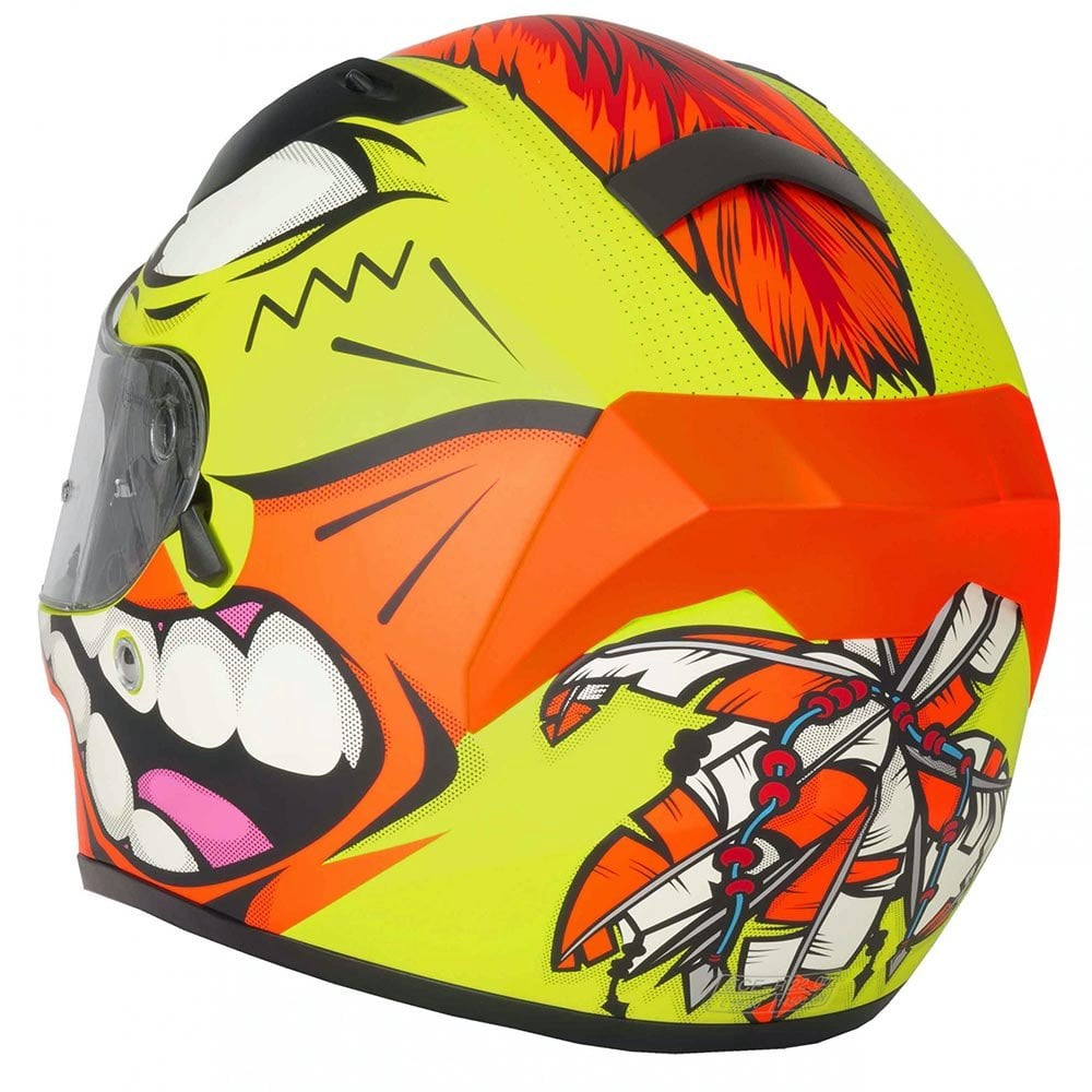 Vcan (2025) Helmet - H128 Mohawk 22.06 (Yellow/Orange)