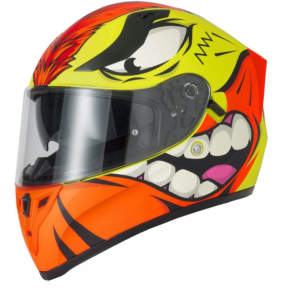 Vcan (2025) Helmet - H128 Mohawk 22.06 (Yellow/Orange)