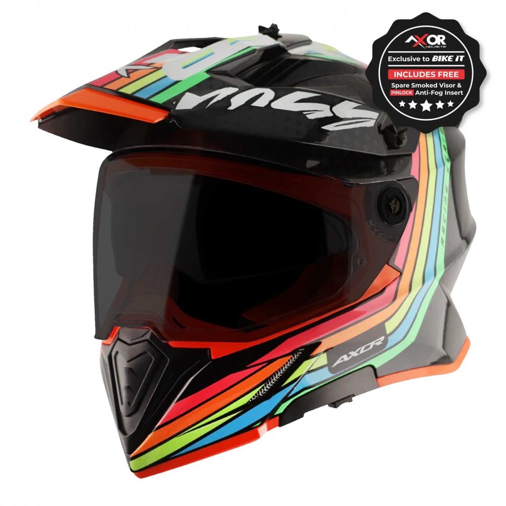 Axor (2026) Helmet - X-Cross Adventure - Gloss Black/Grey