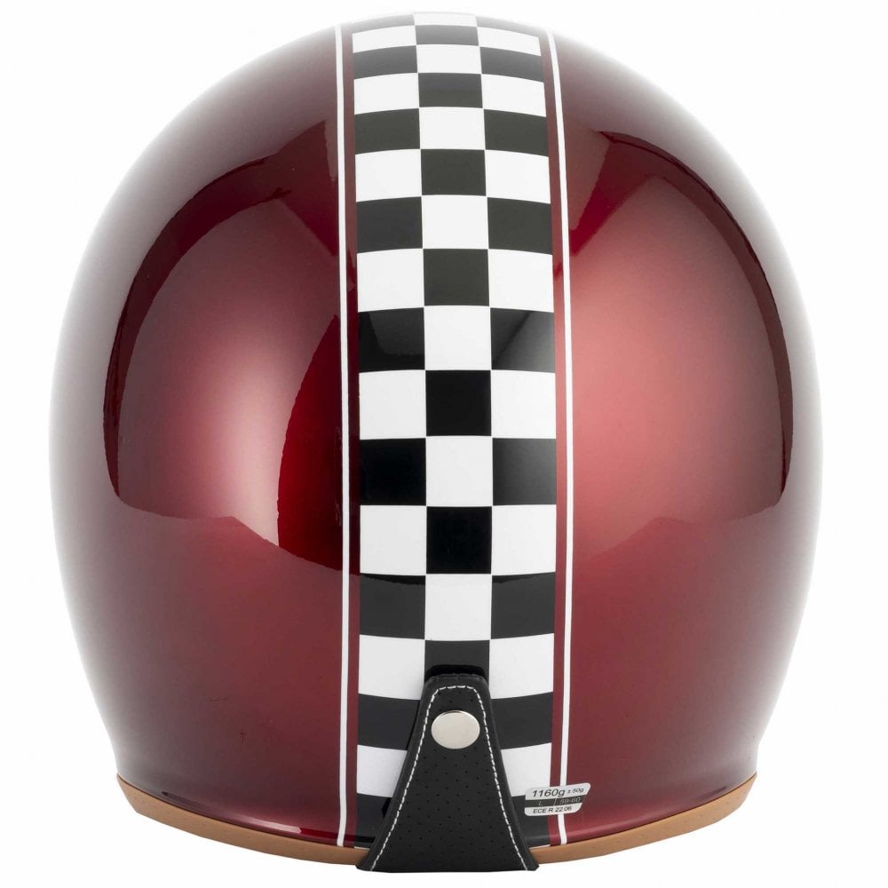 Vcan (2025) Helmet - H589 Classic Victory (Burgundy Gloss)