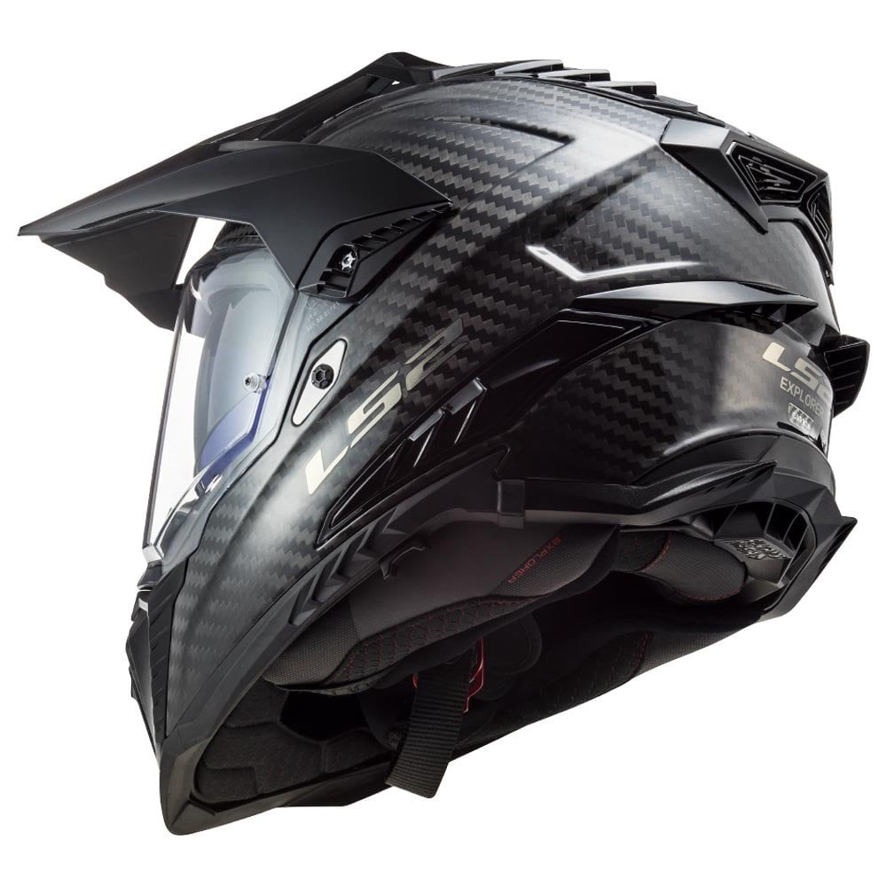 LS2 Motorcycle Adventure Helmet - MX701 C Explorer (Gloss Carbon)