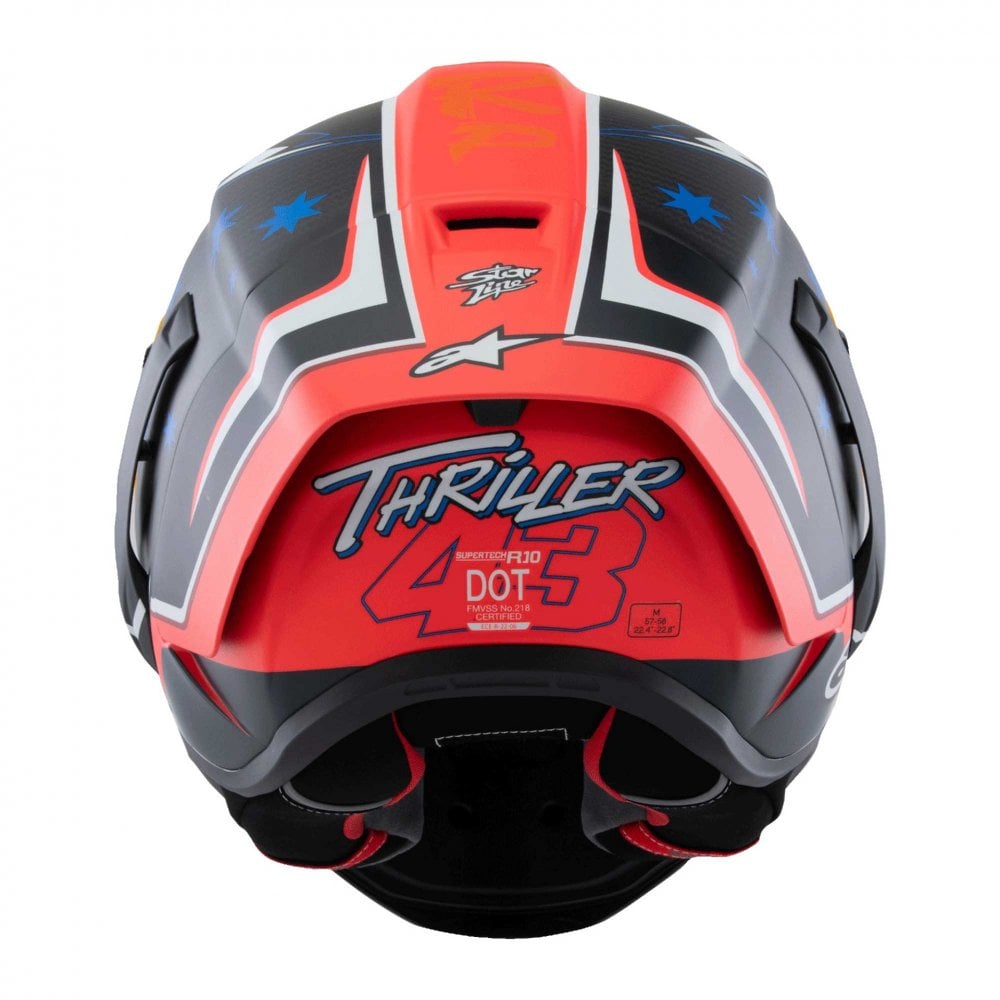 Alpinestars (Limited Edition) Helmet - Supertech S-R10 Jack Miller *Thriller 43* (Carbon/Red Matt)