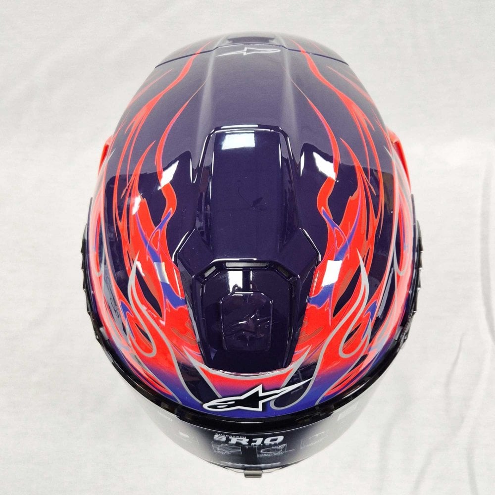 Alpinestars (Limited Edition) Helmet - Supertech S-R10 FLYTE Jorge martin (Purple/Red/White/Black Gloss)