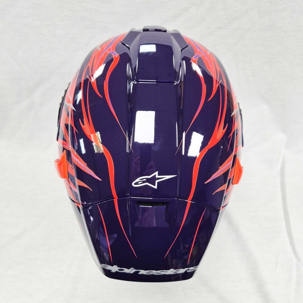 Alpinestars (Limited Edition) Helmet - Supertech S-R10 FLYTE Jorge martin (Purple/Red/White/Black Gloss)