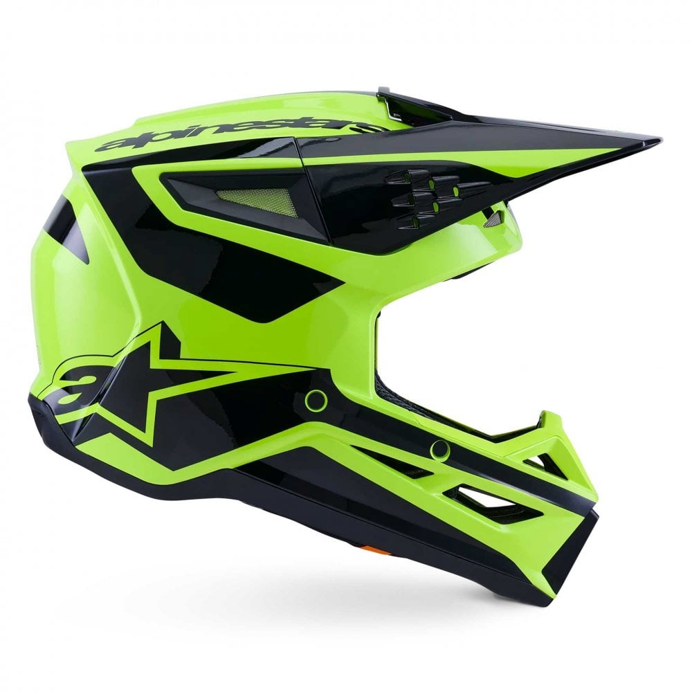 Alpinestars (MX26) MX Helmet - S-M3 HEAT (Yellow Fluo/Black Gloss)