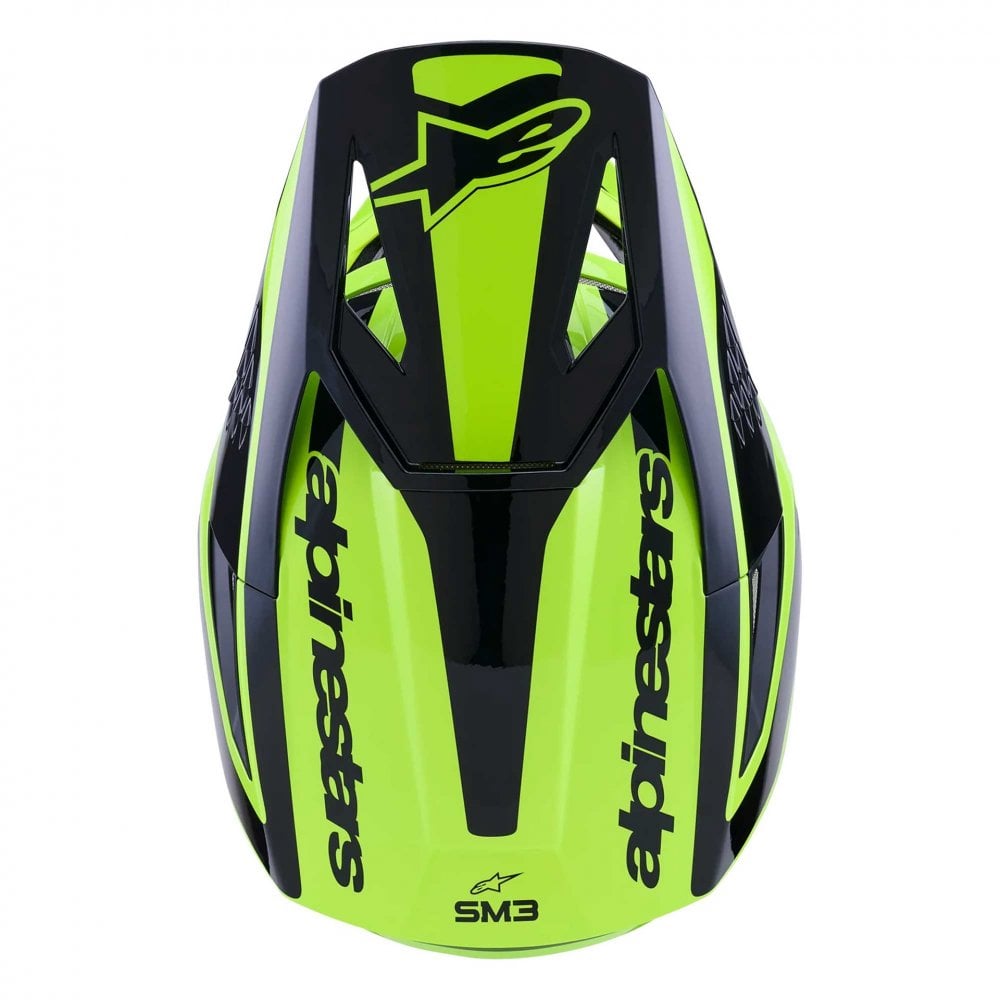 Alpinestars (MX26) MX Helmet - S-M3 HEAT (Yellow Fluo/Black Gloss)