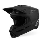 Alpinestars S-M3 SOLID MX Helmet (Matte Black)
