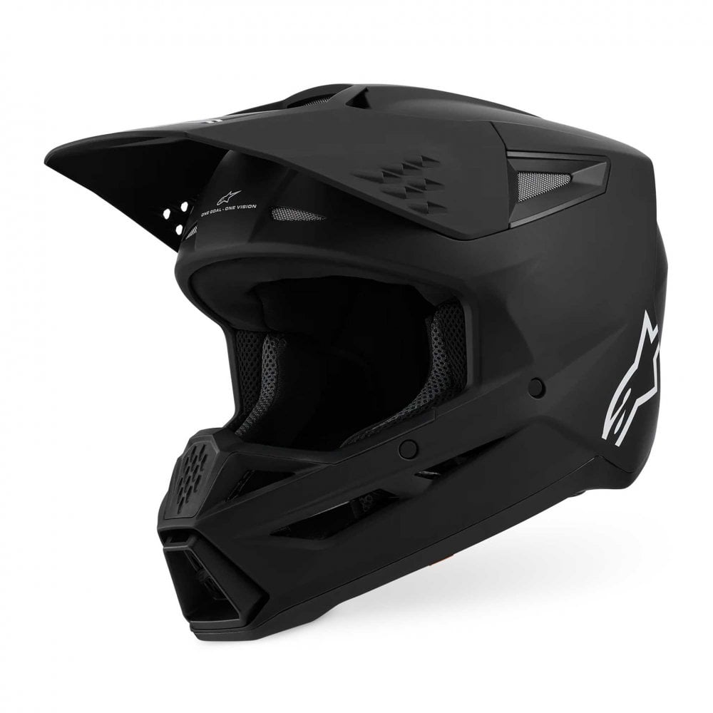 Alpinestars (MX26) MX Helmet - S-M3 SOLID (Matte Black)